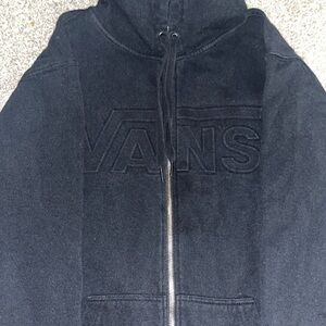 All black Vans hoodie